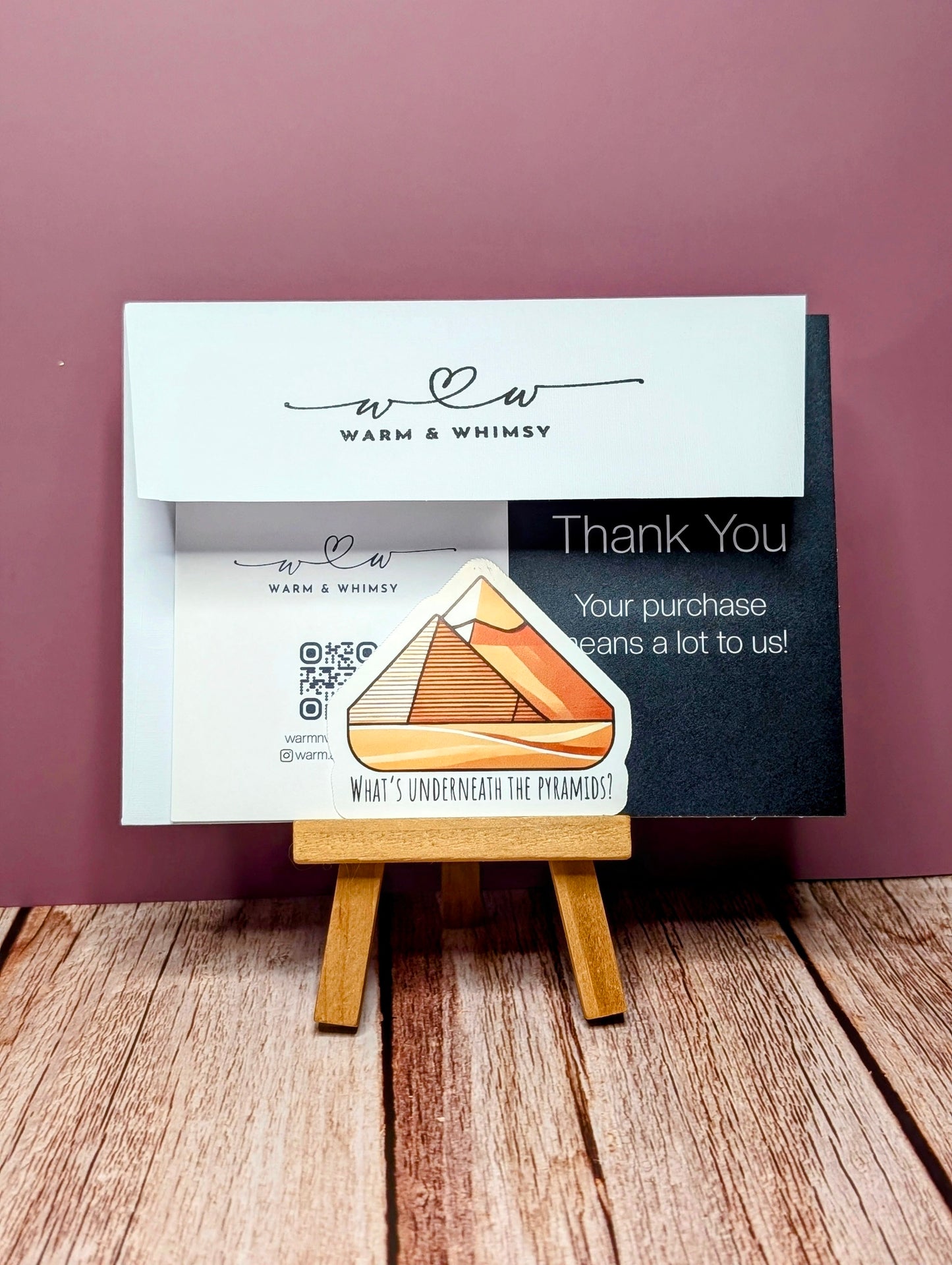 What’s Underneath the Pyramids? – Vinyl Sticker